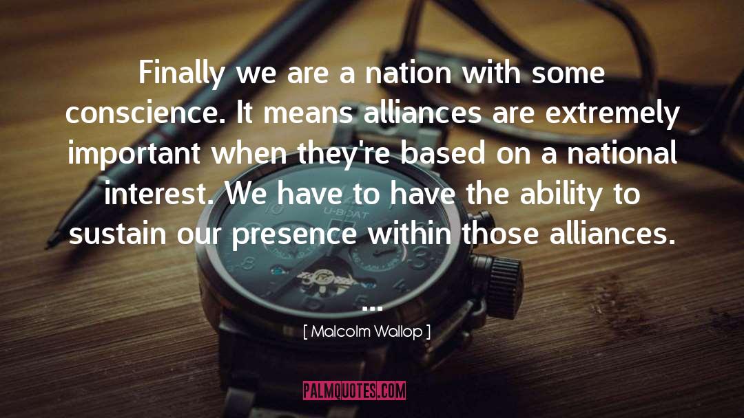 Alliances quotes by Malcolm Wallop
