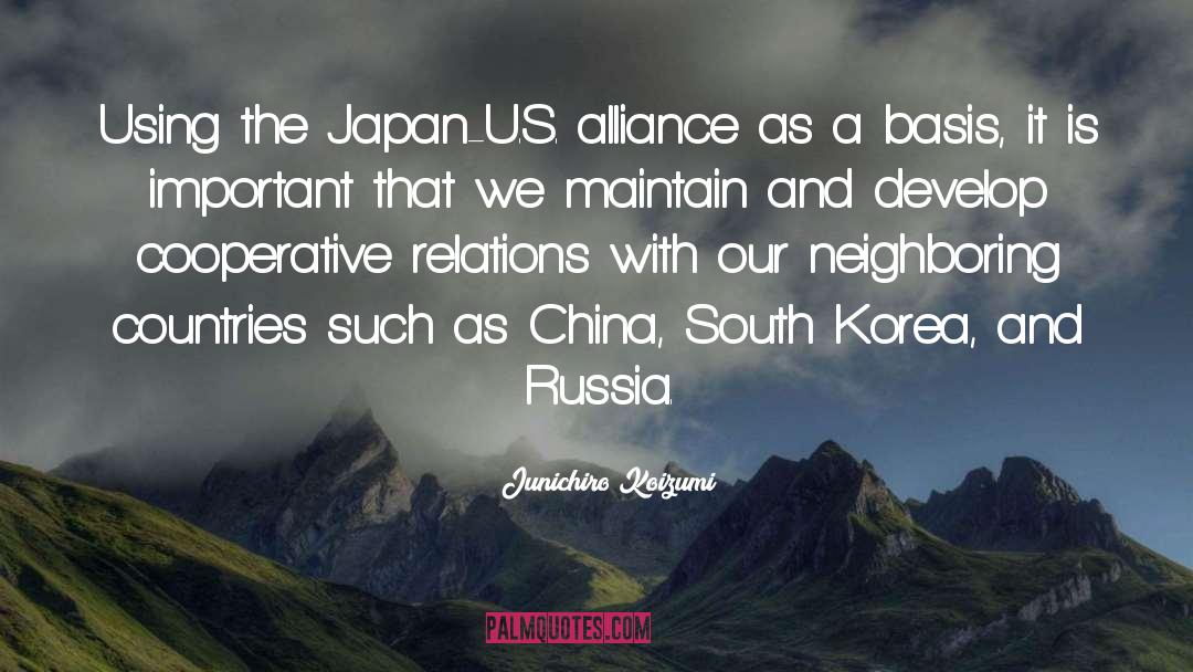 Alliances quotes by Junichiro Koizumi