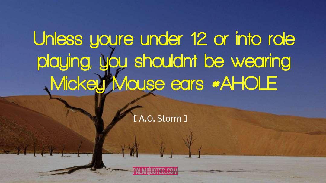 Allie Beckstrom Humor quotes by A.O. Storm