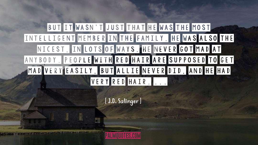 Allie quotes by J.D. Salinger