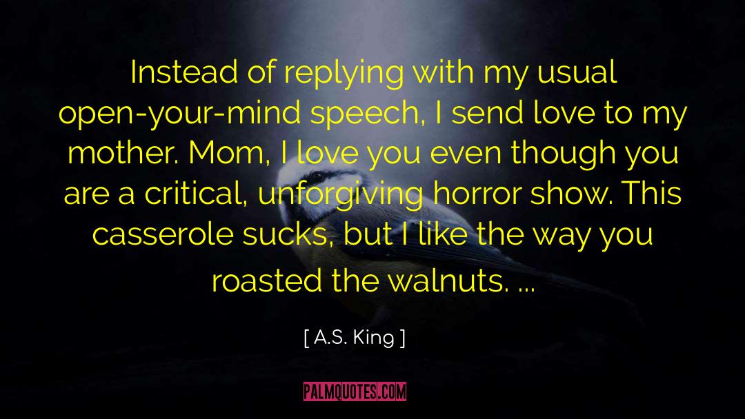 Allie S Mother quotes by A.S. King