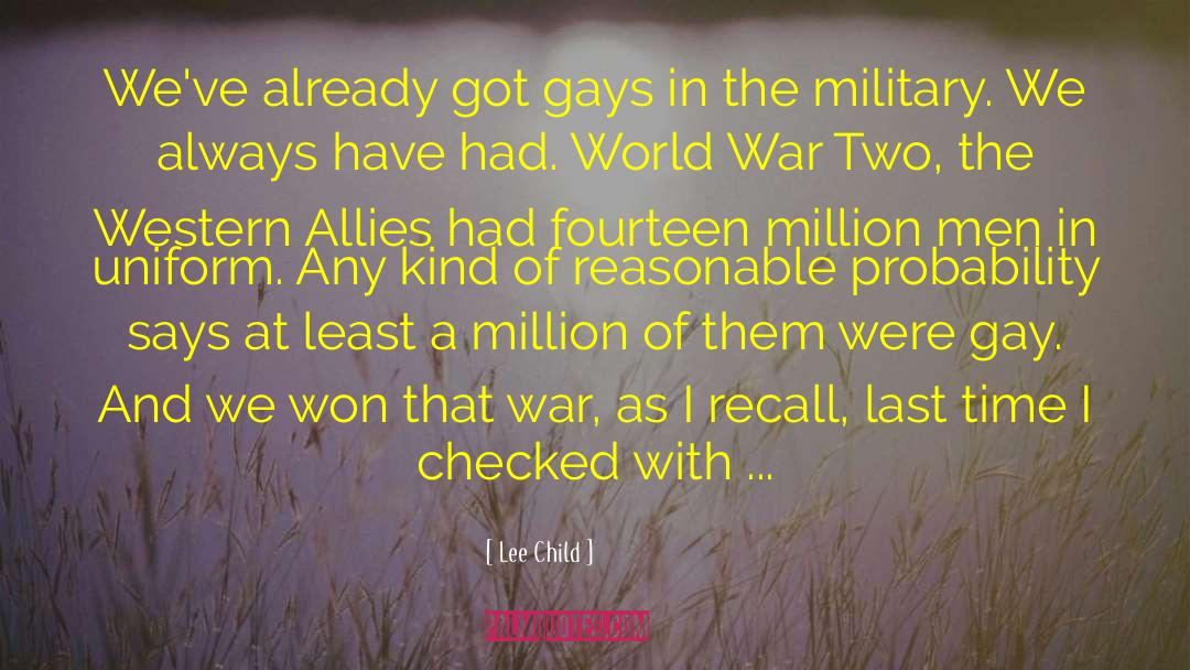 Allies quotes by Lee Child