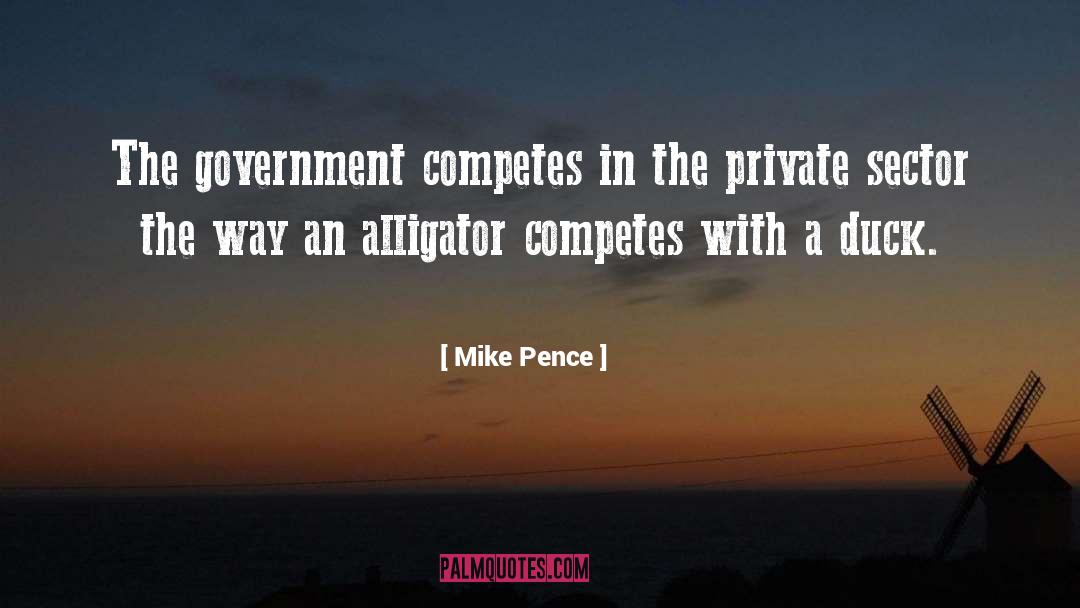 Alligator quotes by Mike Pence