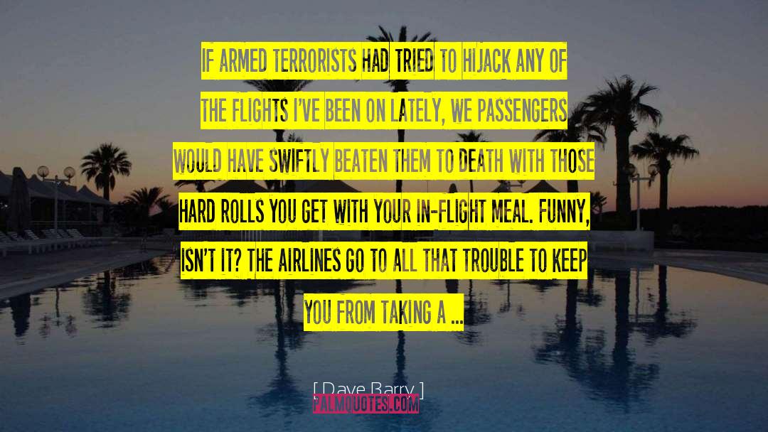 Allinger Airlines quotes by Dave Barry