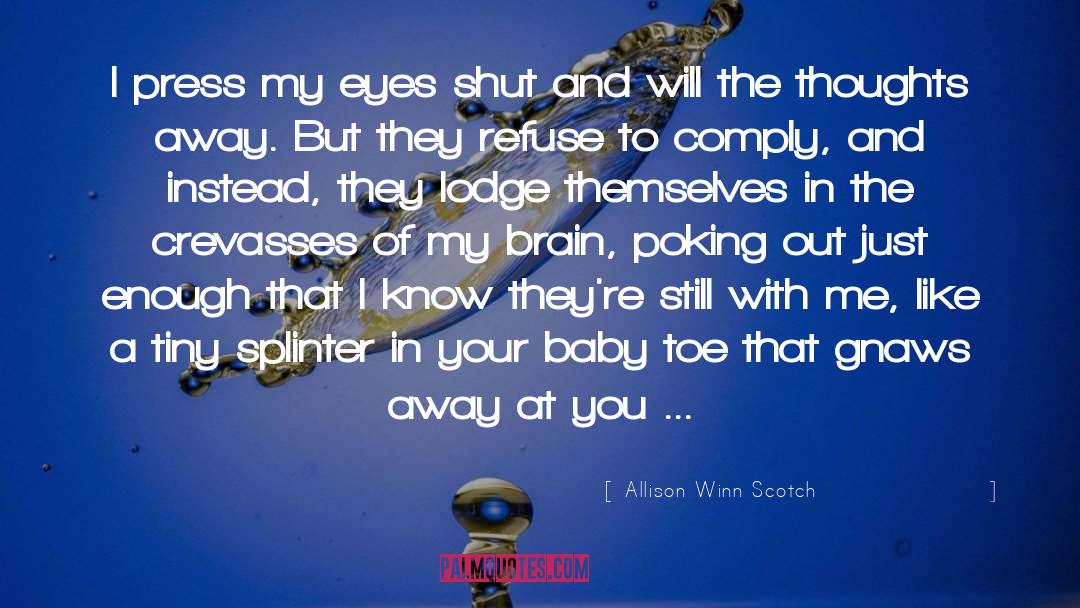 Allison quotes by Allison Winn Scotch