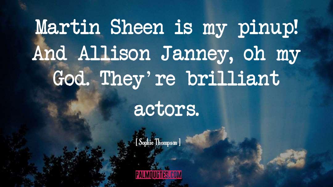 Allison quotes by Sophie Thompson