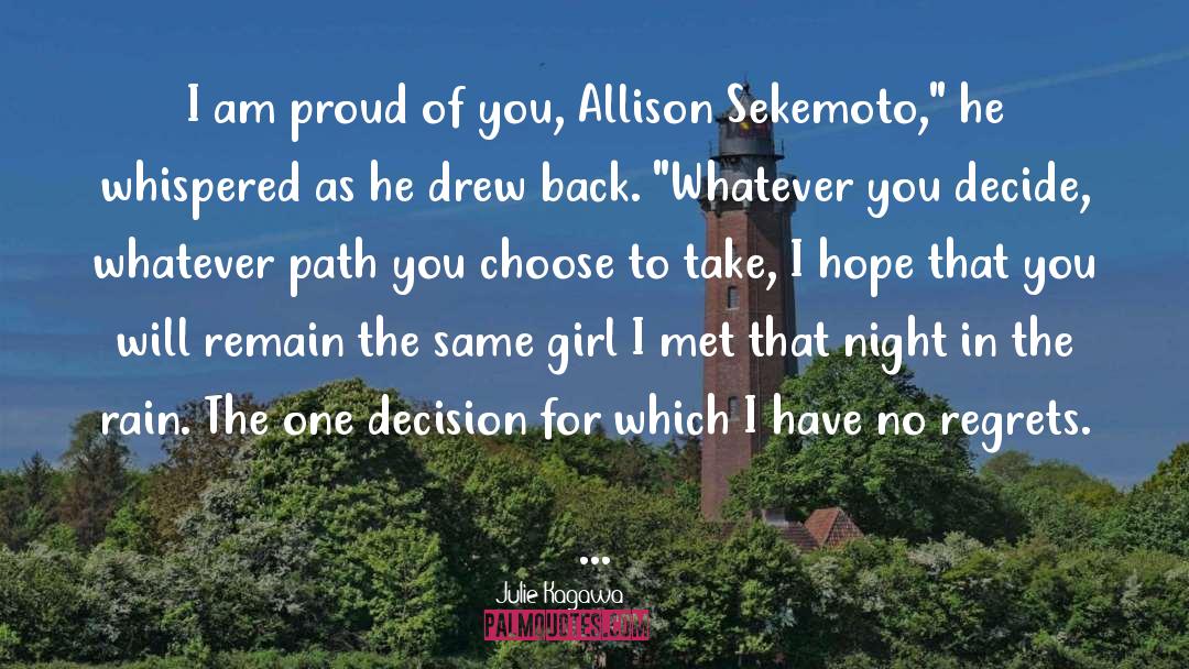 Allison Sekemoto quotes by Julie Kagawa