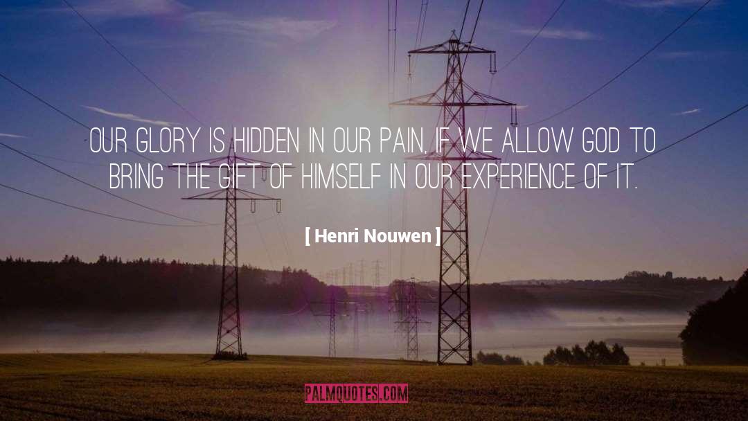 Allow God quotes by Henri Nouwen