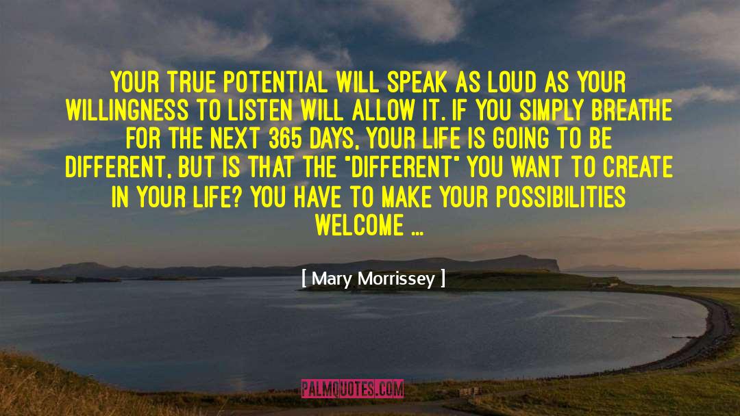 Allow Your Self quotes by Mary Morrissey