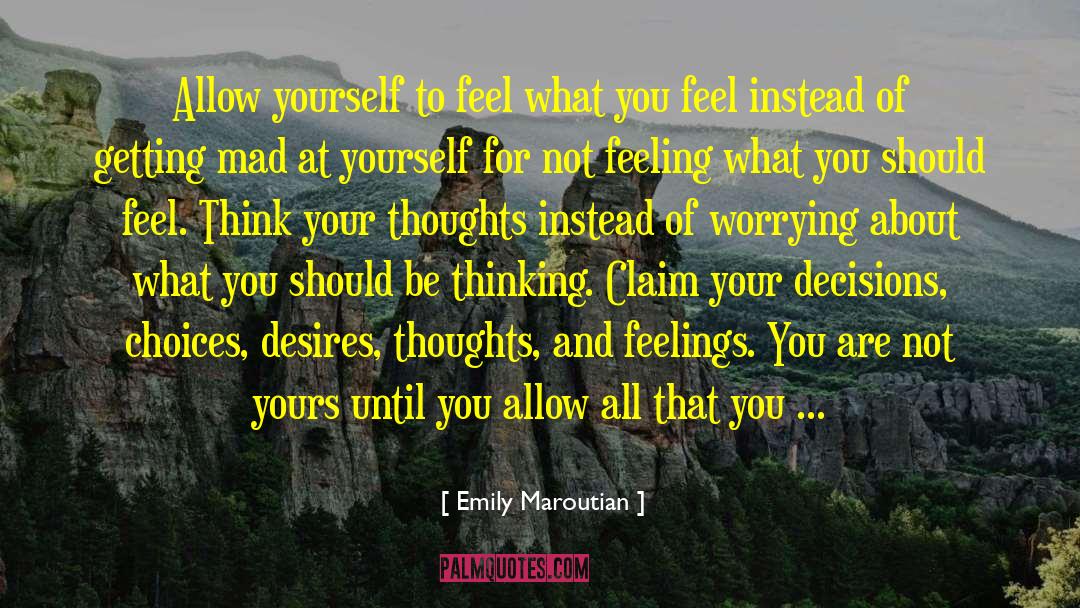 Allow Yourself To Be Loved quotes by Emily Maroutian