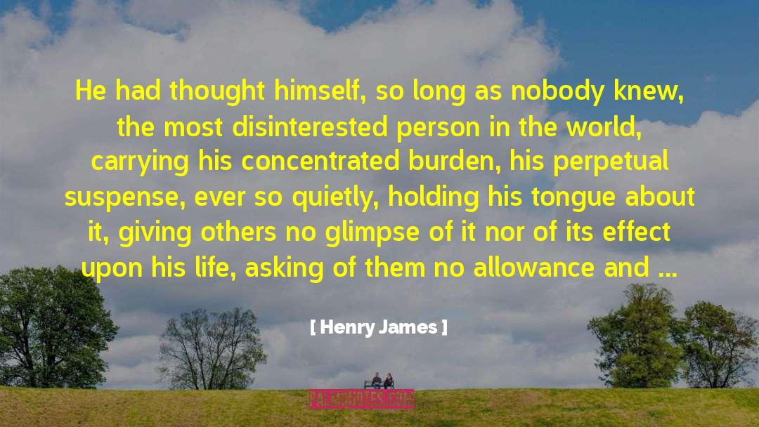 Allowance quotes by Henry James