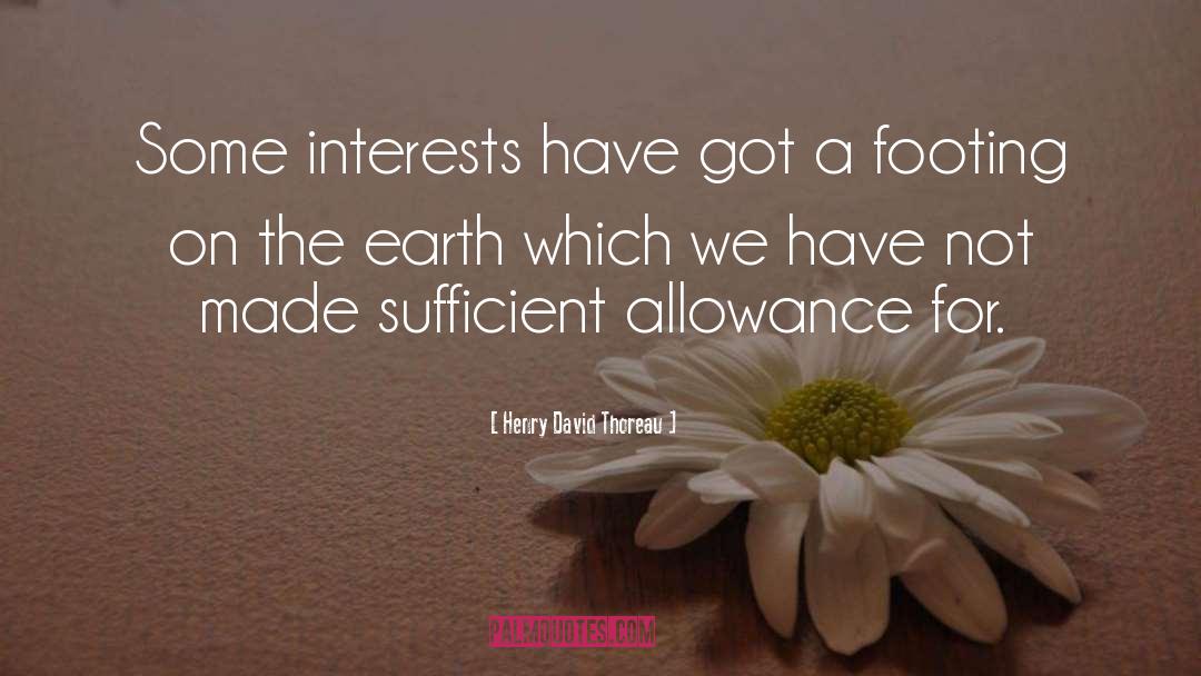 Allowance quotes by Henry David Thoreau