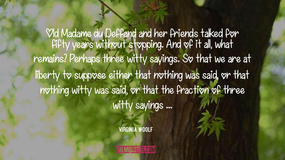 Allowance quotes by Virginia Woolf