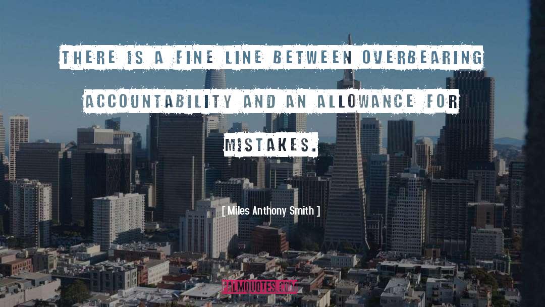 Allowance quotes by Miles Anthony Smith