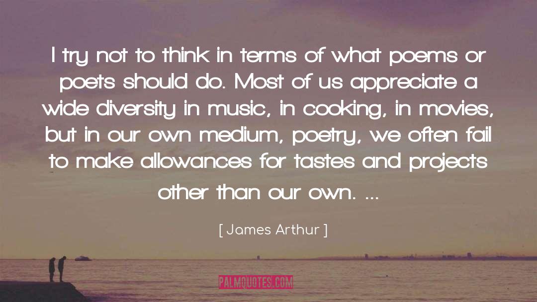 Allowances quotes by James Arthur