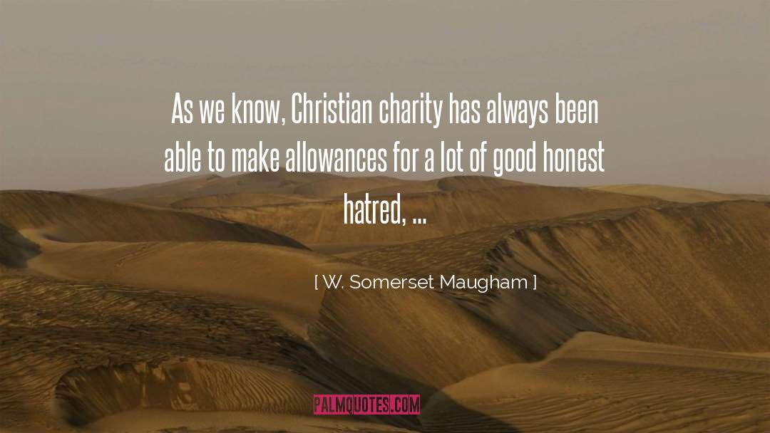 Allowances quotes by W. Somerset Maugham