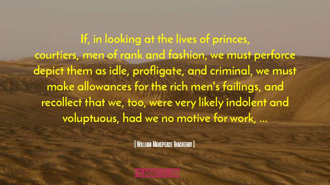 Allowances quotes by William Makepeace Thackeray