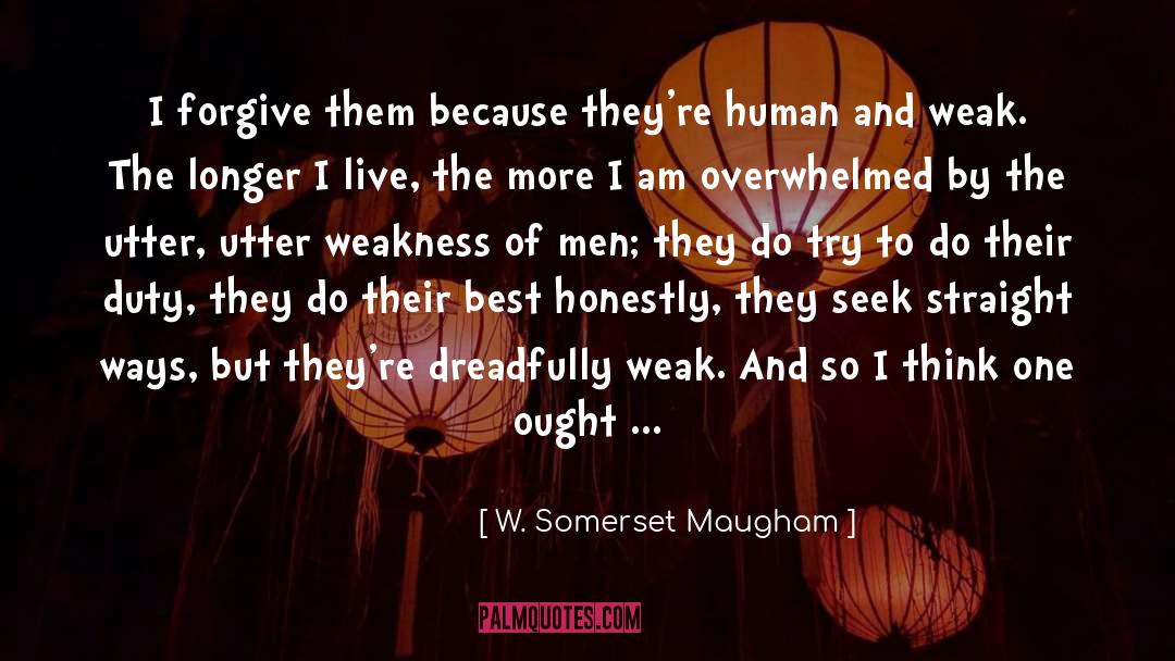 Allowances quotes by W. Somerset Maugham