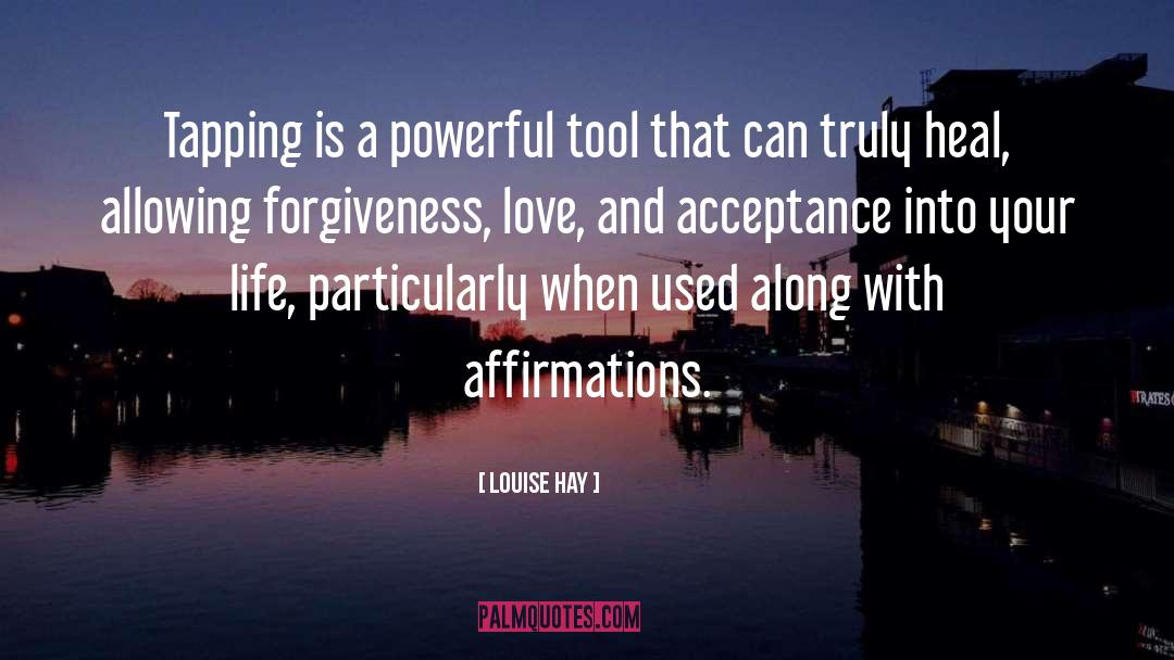 Allowing quotes by Louise Hay