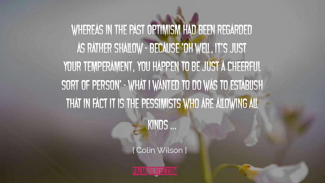 Allowing quotes by Colin Wilson