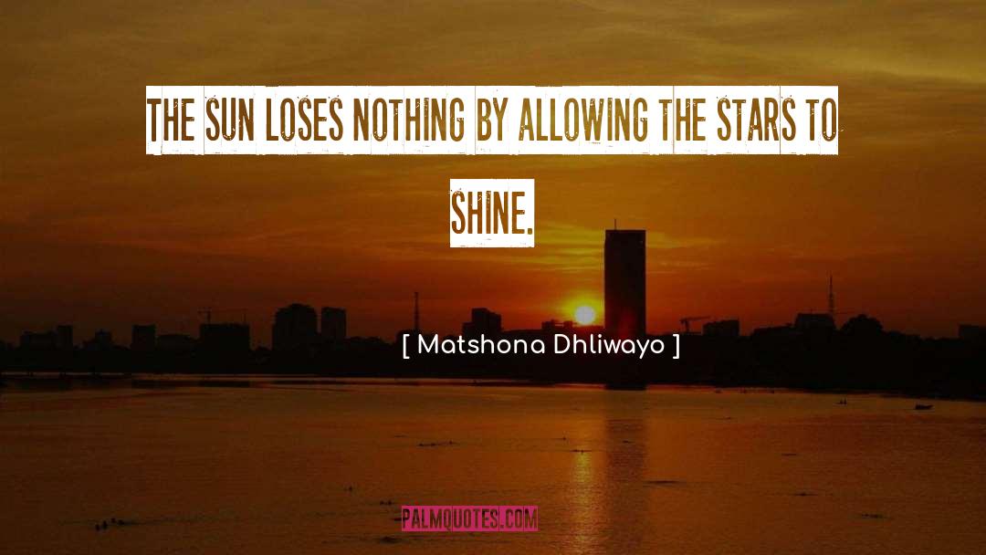 Allowing quotes by Matshona Dhliwayo