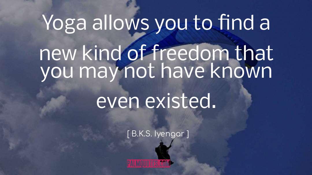 Allows quotes by B.K.S. Iyengar