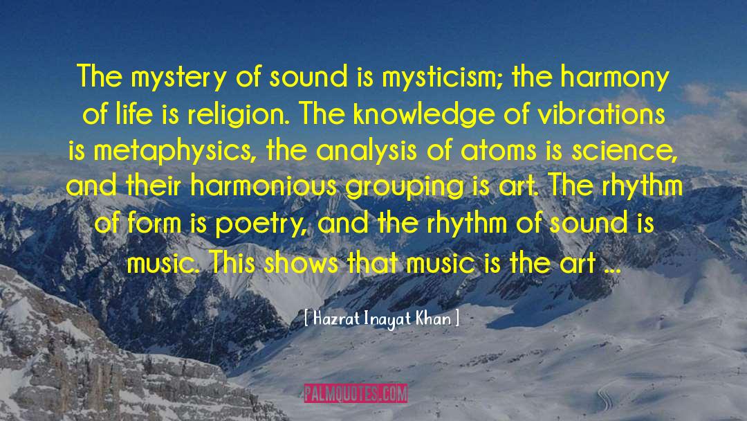 Allsciences quotes by Hazrat Inayat Khan