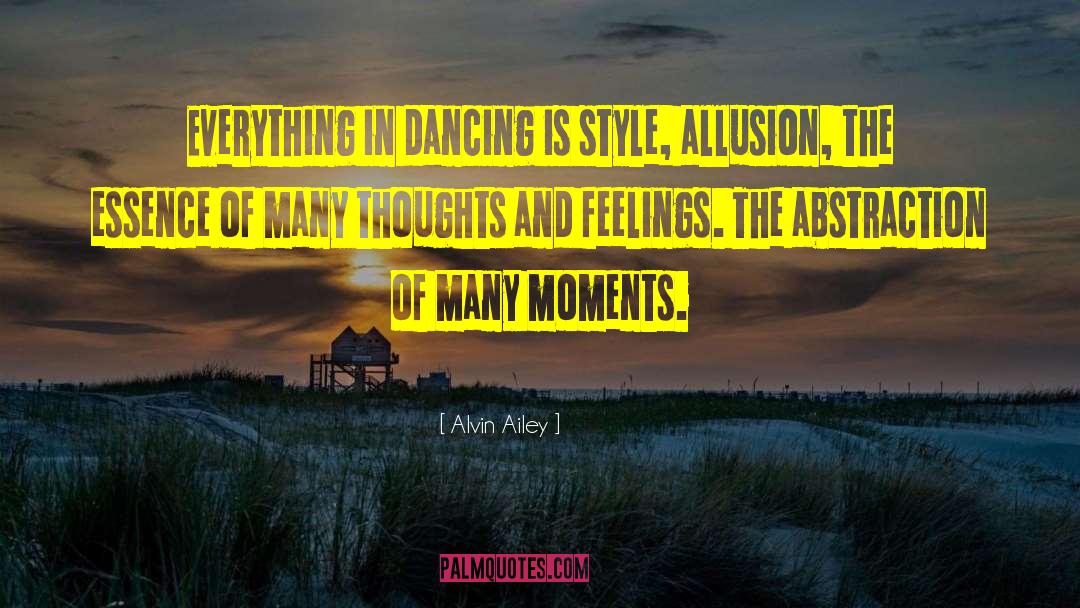 Allusion quotes by Alvin Ailey