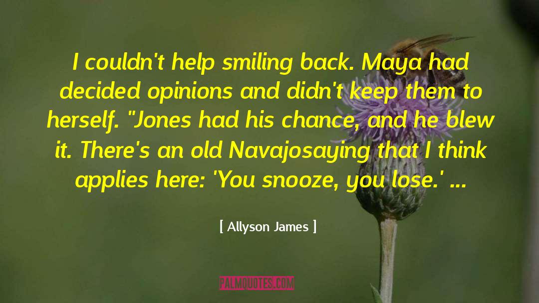 Allyson Braithwaite Condie quotes by Allyson James