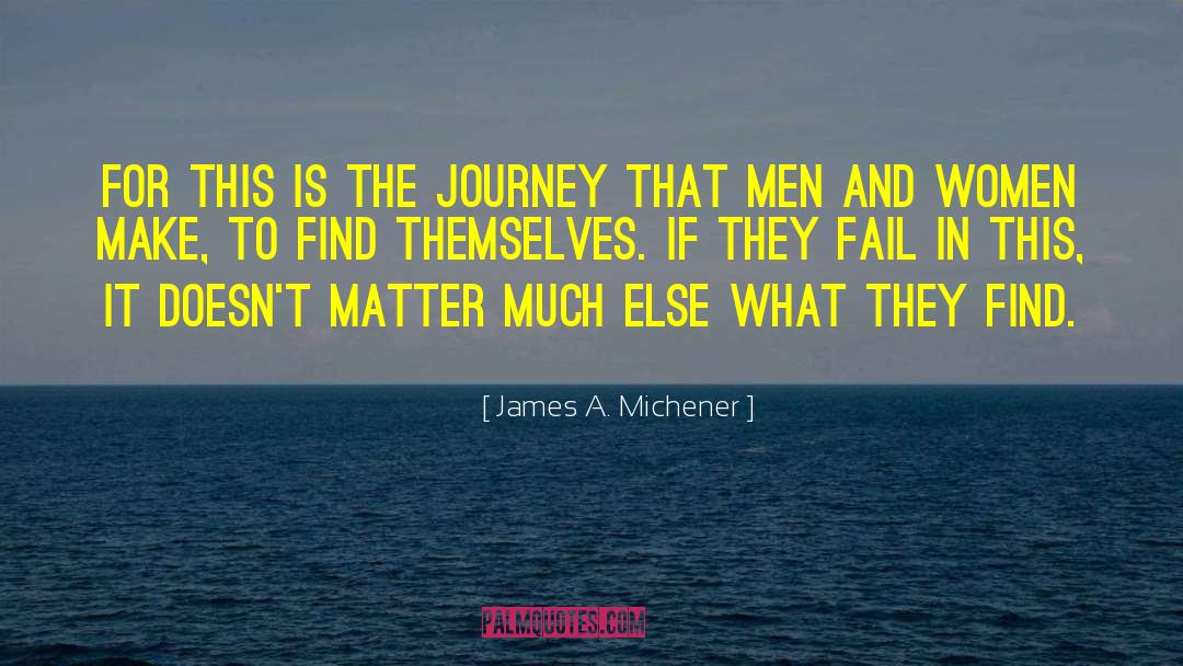 Allyson James quotes by James A. Michener