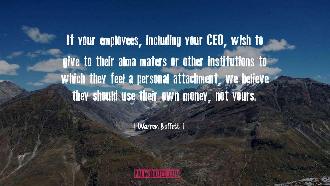 Alma quotes by Warren Buffett