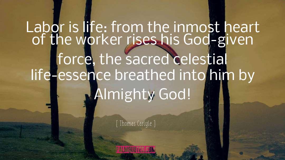 Almighty God quotes by Thomas Carlyle