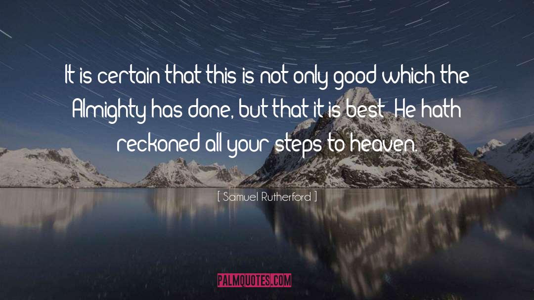 Almighty quotes by Samuel Rutherford