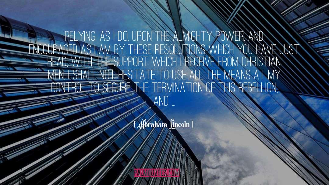 Almighty quotes by Abraham Lincoln