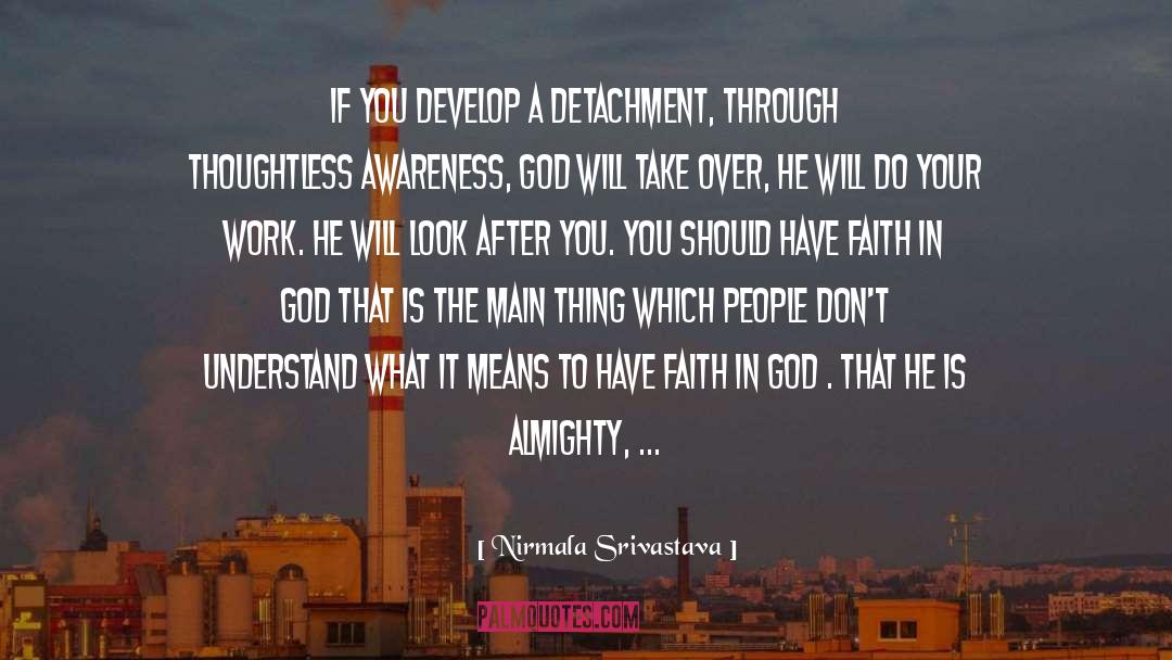 Almighty quotes by Nirmala Srivastava