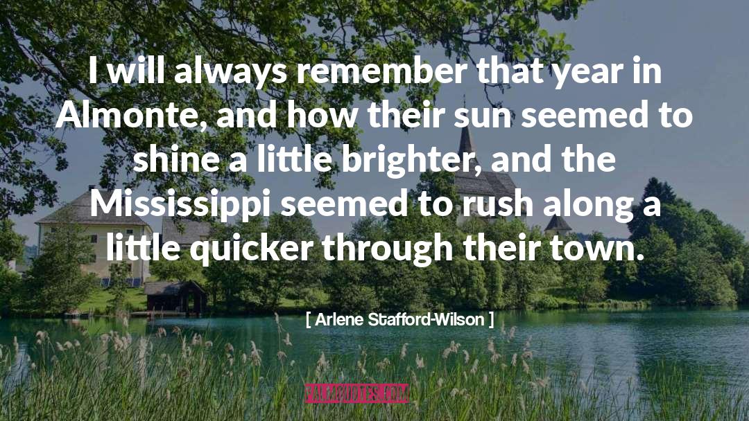 Almonte Lanark County quotes by Arlene Stafford-Wilson