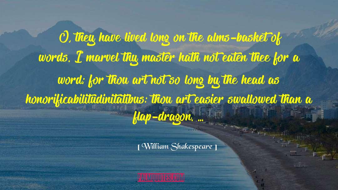Alms quotes by William Shakespeare