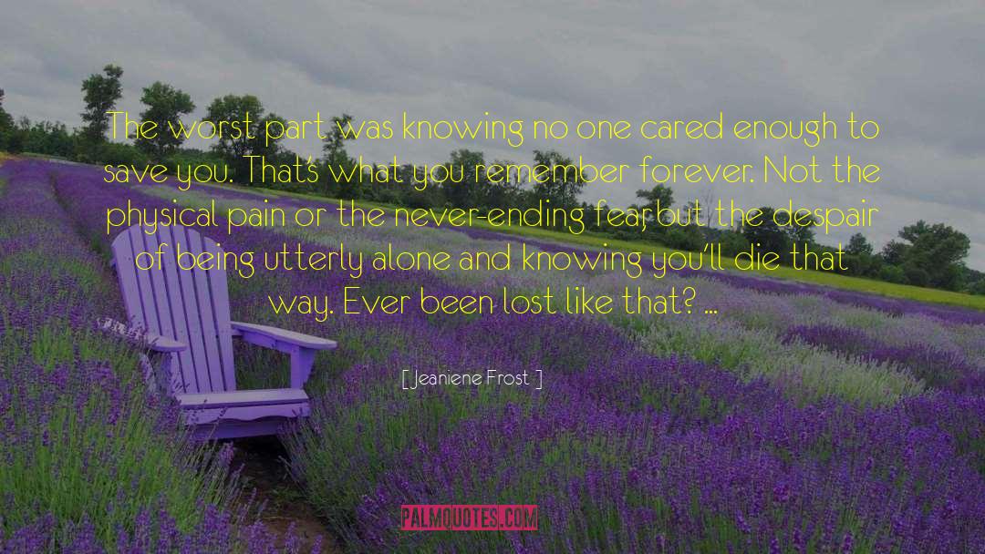 Alone But Not Lonely quotes by Jeaniene Frost