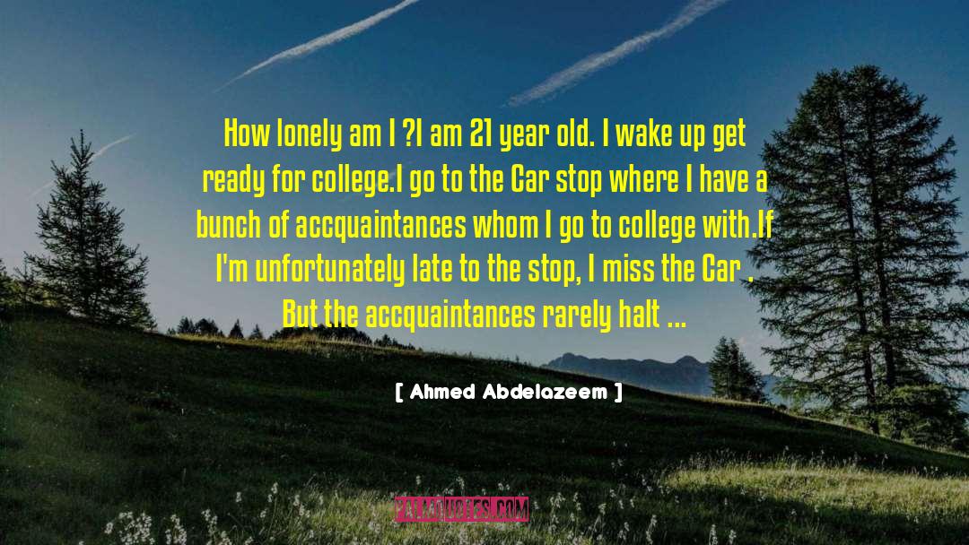 Alone But Not Lonely quotes by Ahmed Abdelazeem