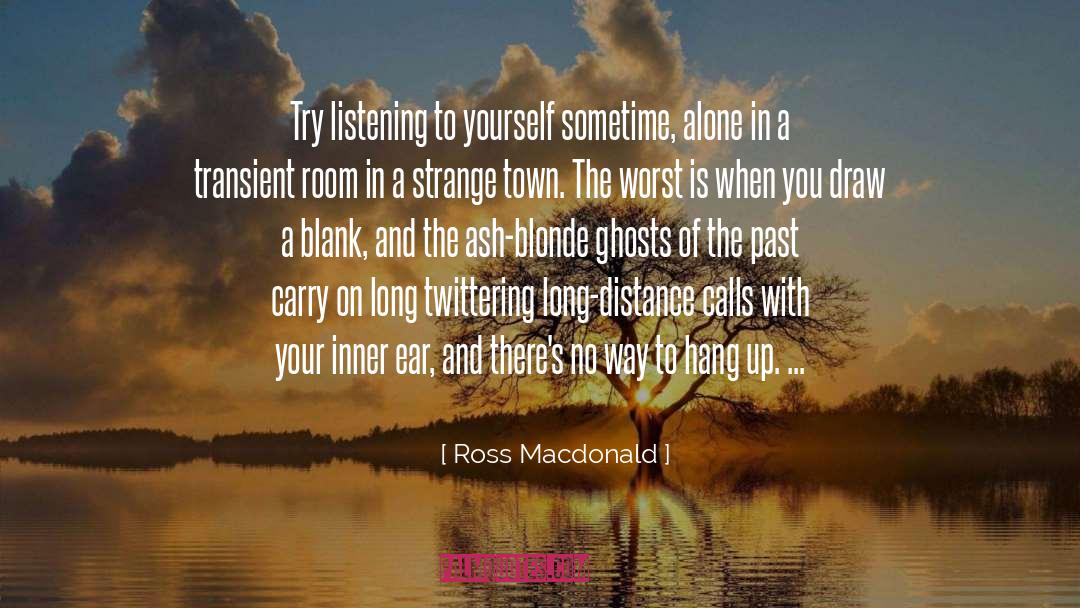 Alone quotes by Ross Macdonald