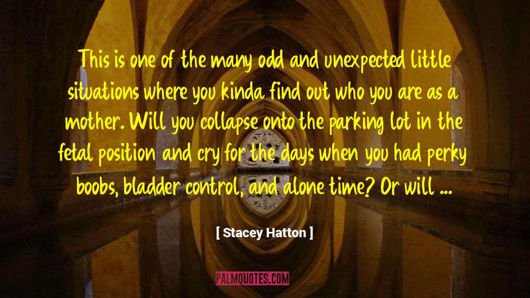 Alone Time quotes by Stacey Hatton