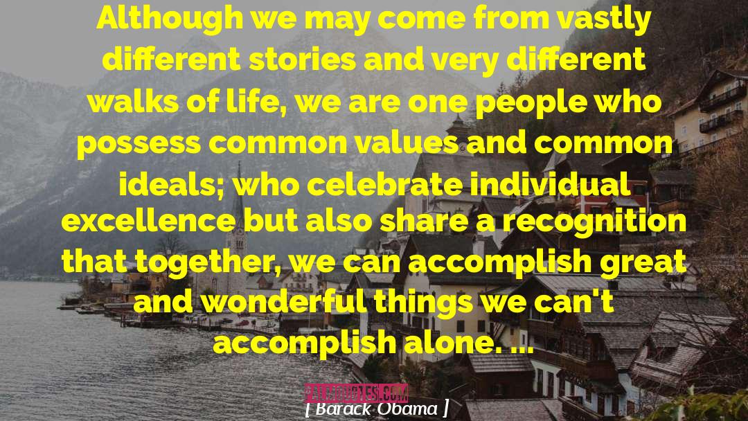 Alone Together quotes by Barack Obama