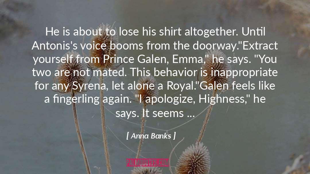 Alone Vs Lonely quotes by Anna Banks