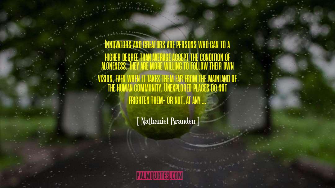 Aloneness quotes by Nathaniel Branden