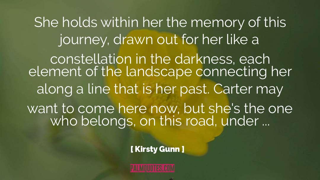 Along quotes by Kirsty Gunn