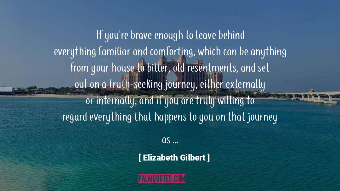 Along The Way quotes by Elizabeth Gilbert