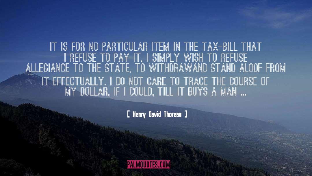 Aloof quotes by Henry David Thoreau