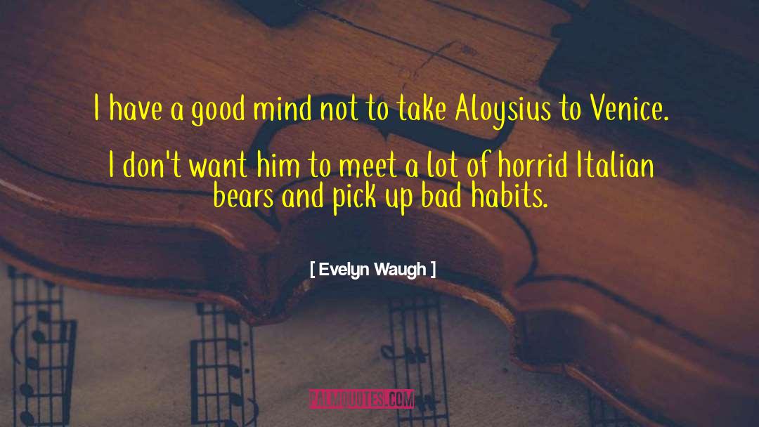 Aloysius Crumrin quotes by Evelyn Waugh