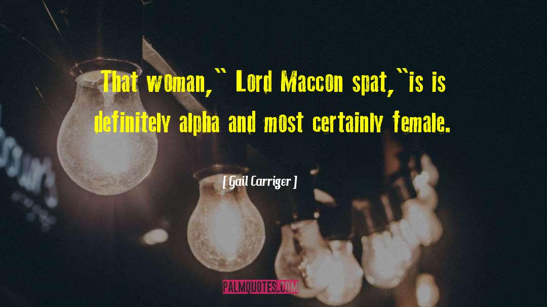 Alpa Female quotes by Gail Carriger