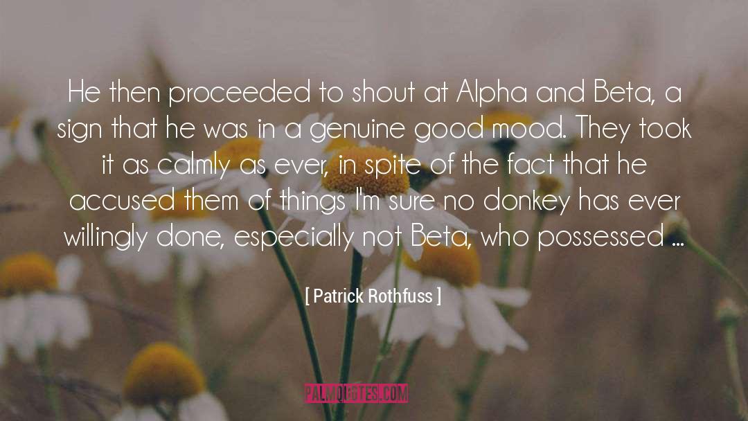 Alpha Beta Males quotes by Patrick Rothfuss